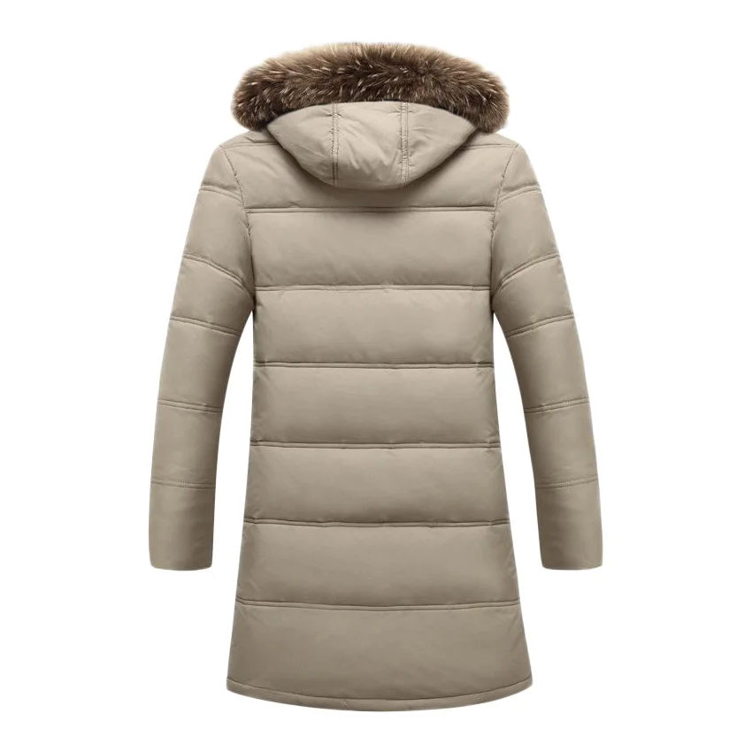 Бесплатная доставка 2018 Новый пуховик зимняя куртка мужская высокое качество с