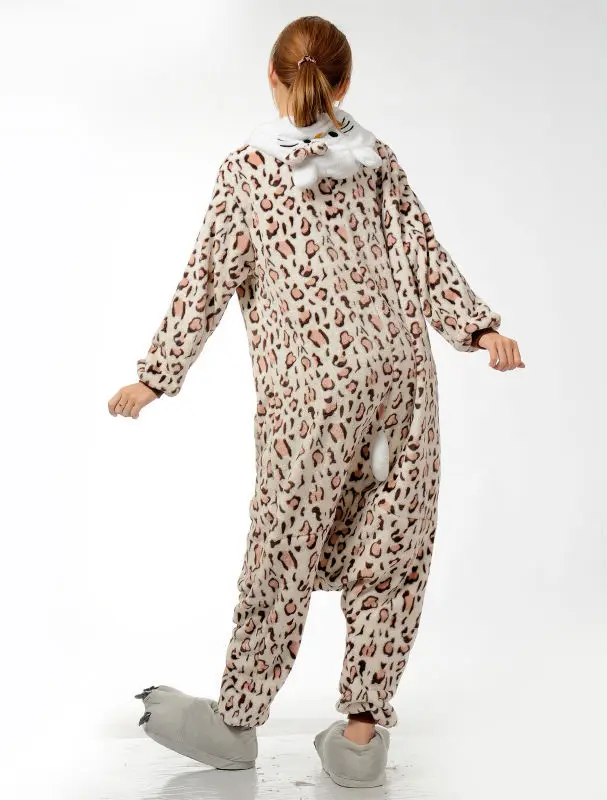 Мужские и женские леопардовые пижамы для взрослых с рисунками животных Onsie