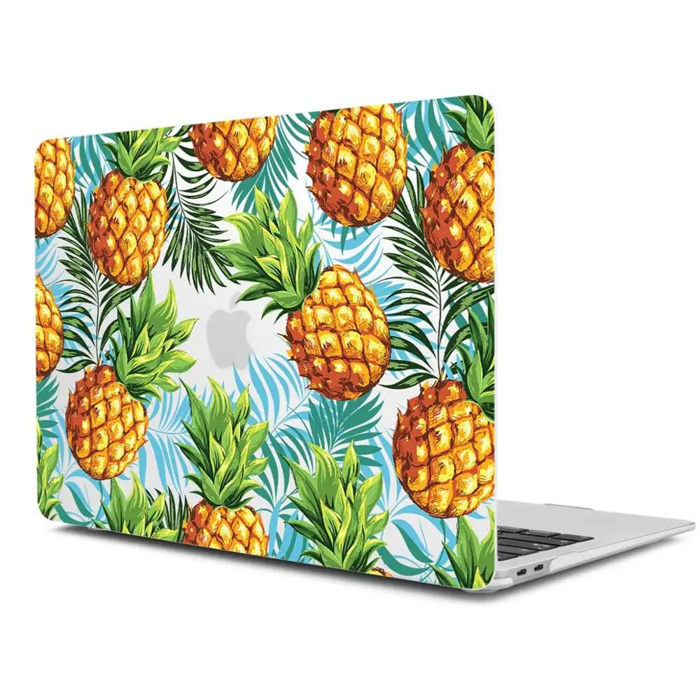 X046 Матовый прозрачный чехол для ноутбука Apple MacBook Pro retina 12 13 15 Touch Bar& Air 11 13,3 дюймов A1932 - Цвет: X046