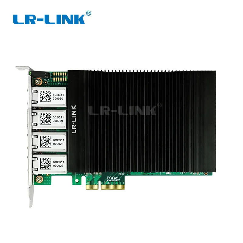LR LINK 2004PT POE Quad Порты и разъёмы + гигабитный Ethernet RJ45 Grabber рамки промышленная плата PCI