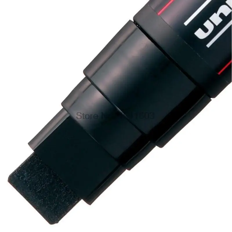 Маркеры Uni Posca для рисования очень широкие 8 цветов в комплекте с рисунком детей 1-8