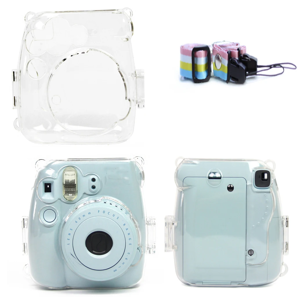 Прозрачный чехол для фотоаппарата Fujifilm Instax Mini 8/9 8/Mini8 +/9|Сумки фото-/видеокамеры| |