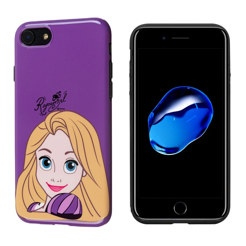 Милый мультяшный чехол для телефона Девочки принцессы iphone X XS MAX XR Мягкая