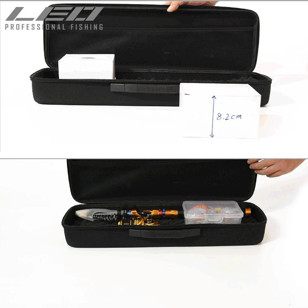 

LEO 54cm EVA Shockproof Hard Shell Toolkit Sponge Fishing Rod and Fishing Reel Multifunction Fishing Bag