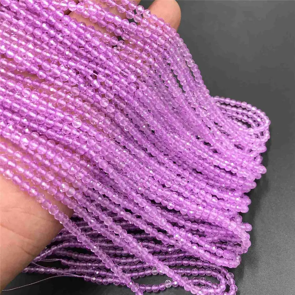 Бусины Из Натурального аметиста небольшие бусины из натурального камня