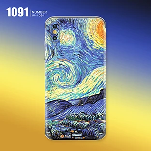 1091 note model GOOYIYO-для iPhone X, XR, XS, Max, наклейка для телефона, роскошная, сделай сам, индивидуальная наклейка, 3 м, виниловая кожа, для iPhone 6, 6 S, 7, 8 Plus, наклейка - Цвет: 1091 note model
