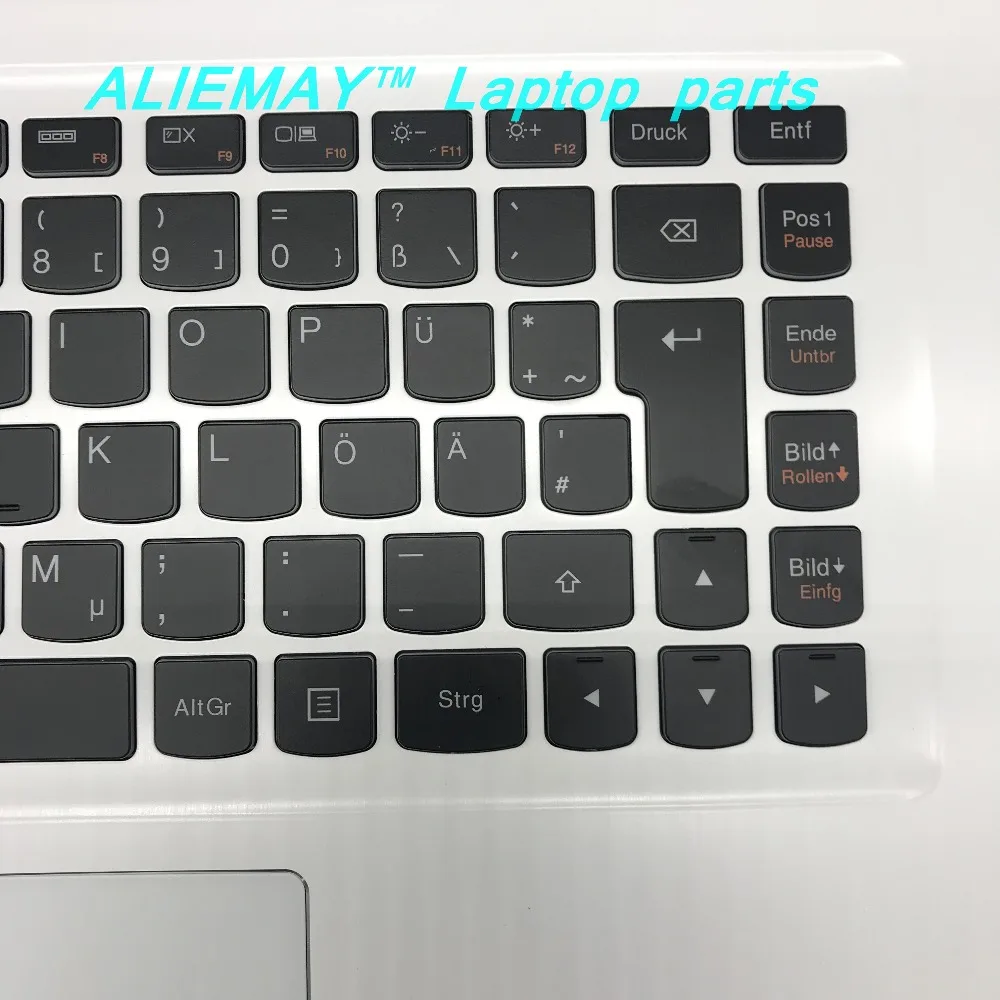 Laptop parts for LENOVO YOGA 3 14 Yoga3-14 WHITE Palmrest with Black Backlit Germany Keyboard and Touchpad 5CB0H35666 | Компьютеры и