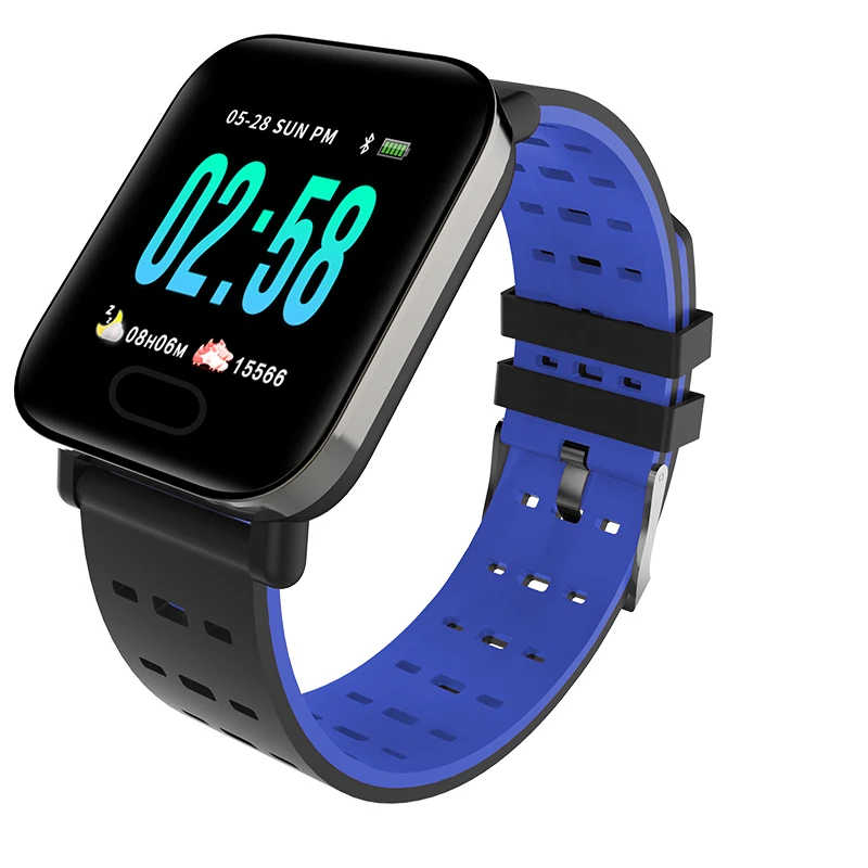 A6 Смарт часы кровяное давление фитнес трекер Smartwatch водонепроницаемый монитор