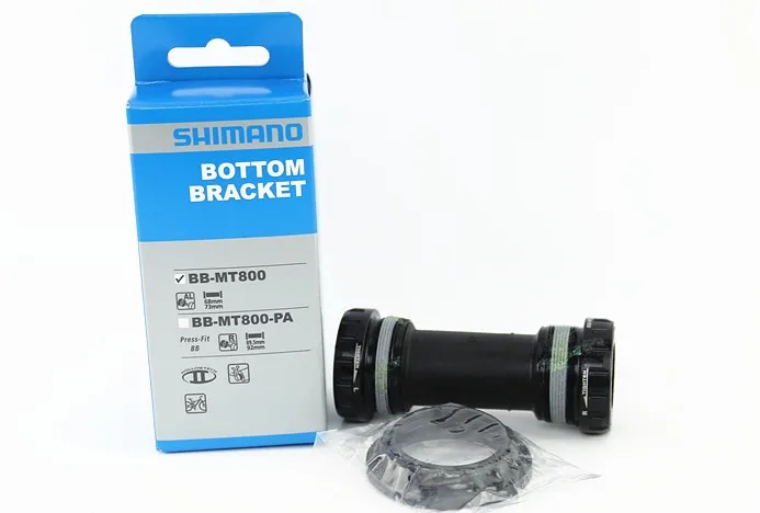 MT800 Shimano DEORE XT SLX каретка SM BB MT800pa Hollowtech II горный велосипед MT500-PA 68/73 мм BB94/BB93/BB71/BB5289.5 or92m - Цвет: MT800