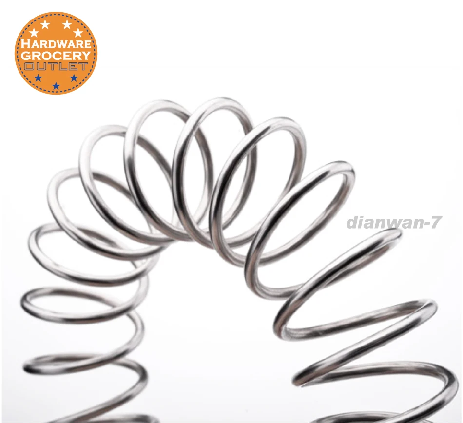 

Prime-line products Spring. Compressio Springs. stainless steel springs Tension. Wire diameter0.4mm, 10pcs