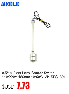 110/220V бак датчик уровня воды и жидкости переключатель MK-SFS12010-2 SUS304 Нержавеющая сталь автоматический переключатель уровня поплавка Тип