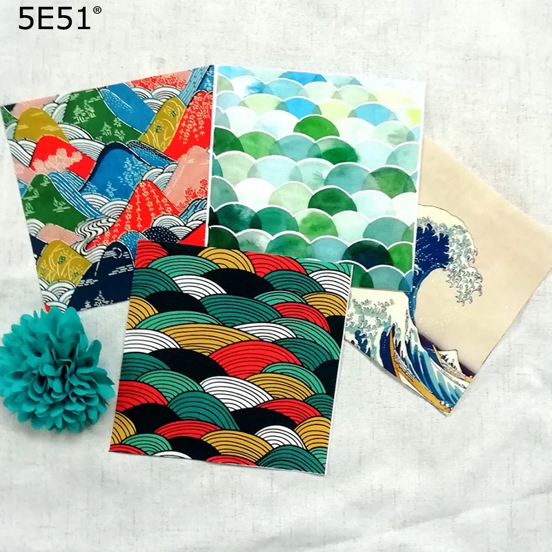 

Handmade DIY decorative canvas / positioning cloth hand dyed cotton canvas cloth Japanese style 15*15cm