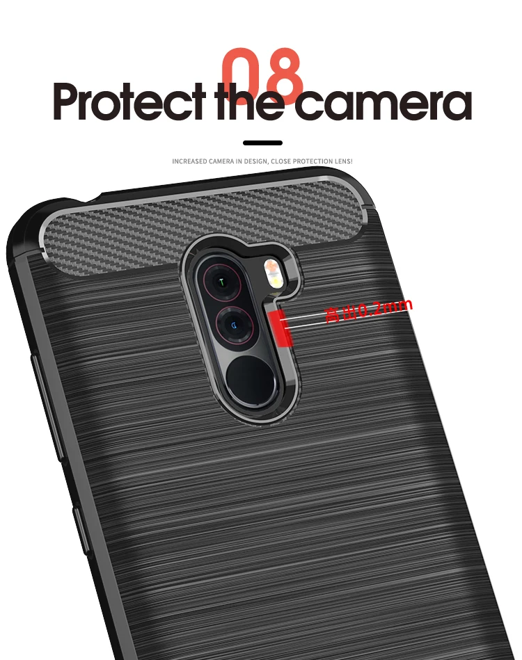 IPAKY Силиконовый противоударный чехол для телефона Xiaomi Pocophone F1 Poco F 1 PocoF1 Global 6 64/128 GB Xiomi бампер маленький