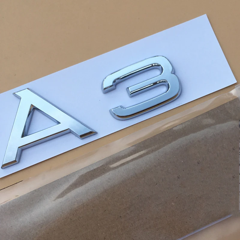 A3 1,8 т 2,0 2,4 3,0 Т 3,2 3,6 4,2 A3 A4 A5 A6L A7 A8L Q3 Q5 Q7 одежда с буквами и цифрами, хромированная эмблема багажник автомобиля Ёмкость Знак логотипа Стикеры - Название цвета: A3