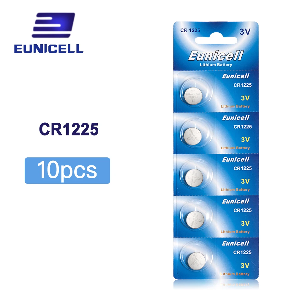 10 шт. Литиевые кнопочные батарейки CR1225 LM1225 BR1225 ECR1225 KCR1225 3 в| |