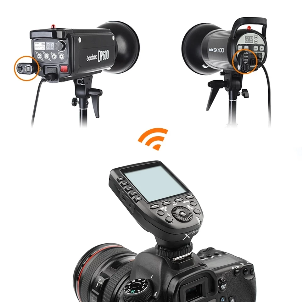 Триггер вспышки Godox Xpro C/N/S/F/O/P TTL HSS 2 4G + XTR 16 приемник для AD360 II /DE/QT/DP/QS/GS/SK/студийная