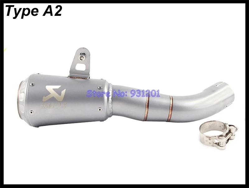 YZF R25 R3 MT03 выхлопная труба глушитель системы Escape Moto Akrapovic для Yamaha (2015 2018)|Выхлопные