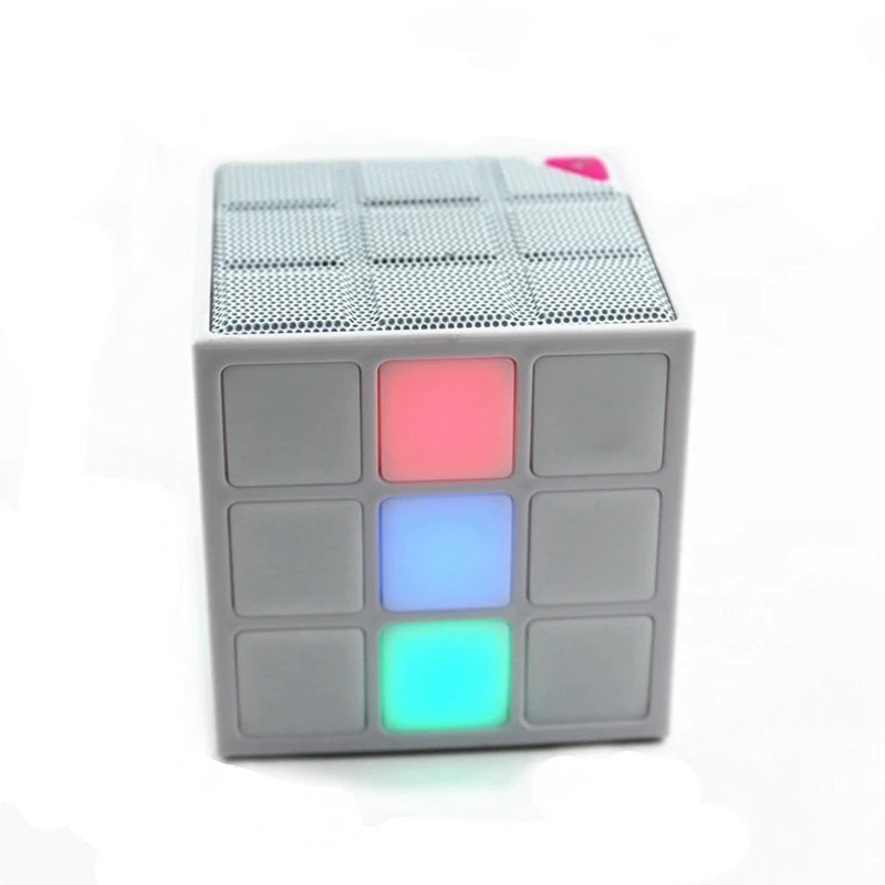 Рождественский подарок мини 36LED для Cube Bluetooth спикер Красочный беспроводной