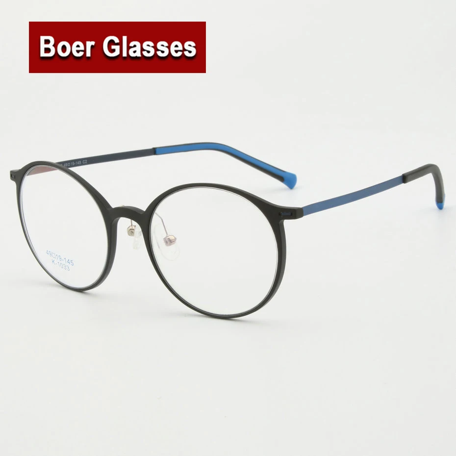 Новое поступление, Лидер продаж, винтажные женские очки с полным ободом TR с металлическими дужками, очки по рецепту RX, оптическая оправа K1033