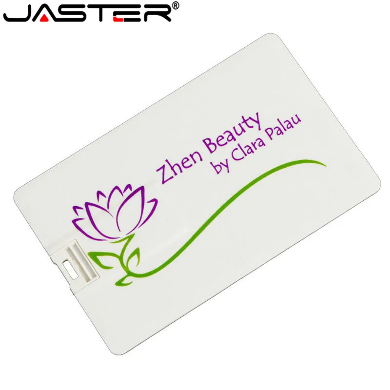 JASTER 10 шт. Бесплатная цветная печать логотипа мини карта USB 4 ГБ 8 16 32 64 внешнее