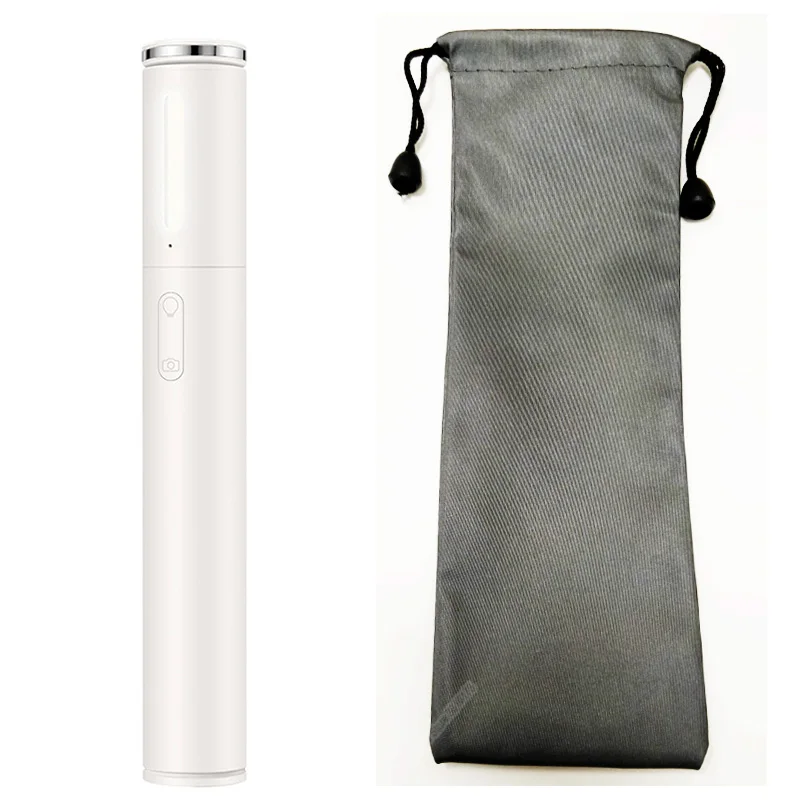 white with bag Huawei заполняющий светильник селфи-палка портативный светодиодный светильник Bluetooth вспышка-светильник и настольная лампа Беспроводной монопод для IOS/Android телефона - Цвет: white with bag