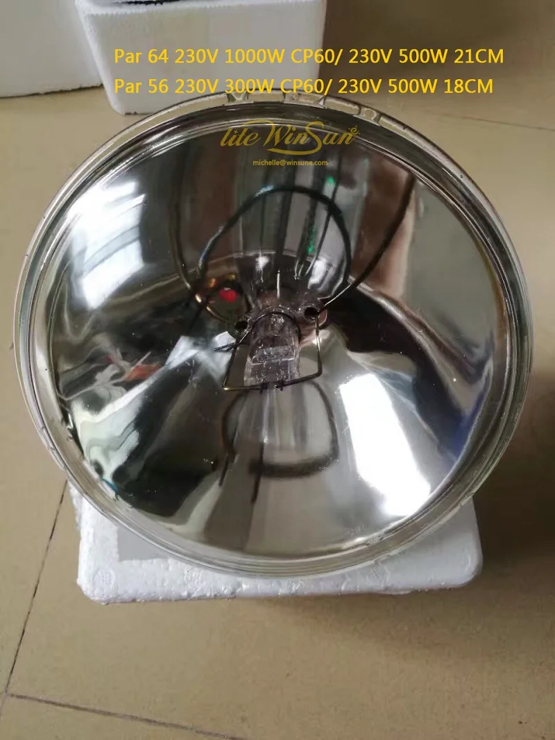 Litewinsune 6 шт черный 1000W 500W 230V PAR64 алюминиевый светильник для свадебной поверхности
