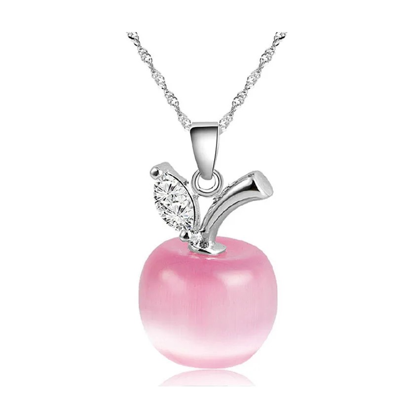 Комплект из колье и серёг с подвеской в виде яблока|necklace earrings jewelry set|fashion setjewelry sets |