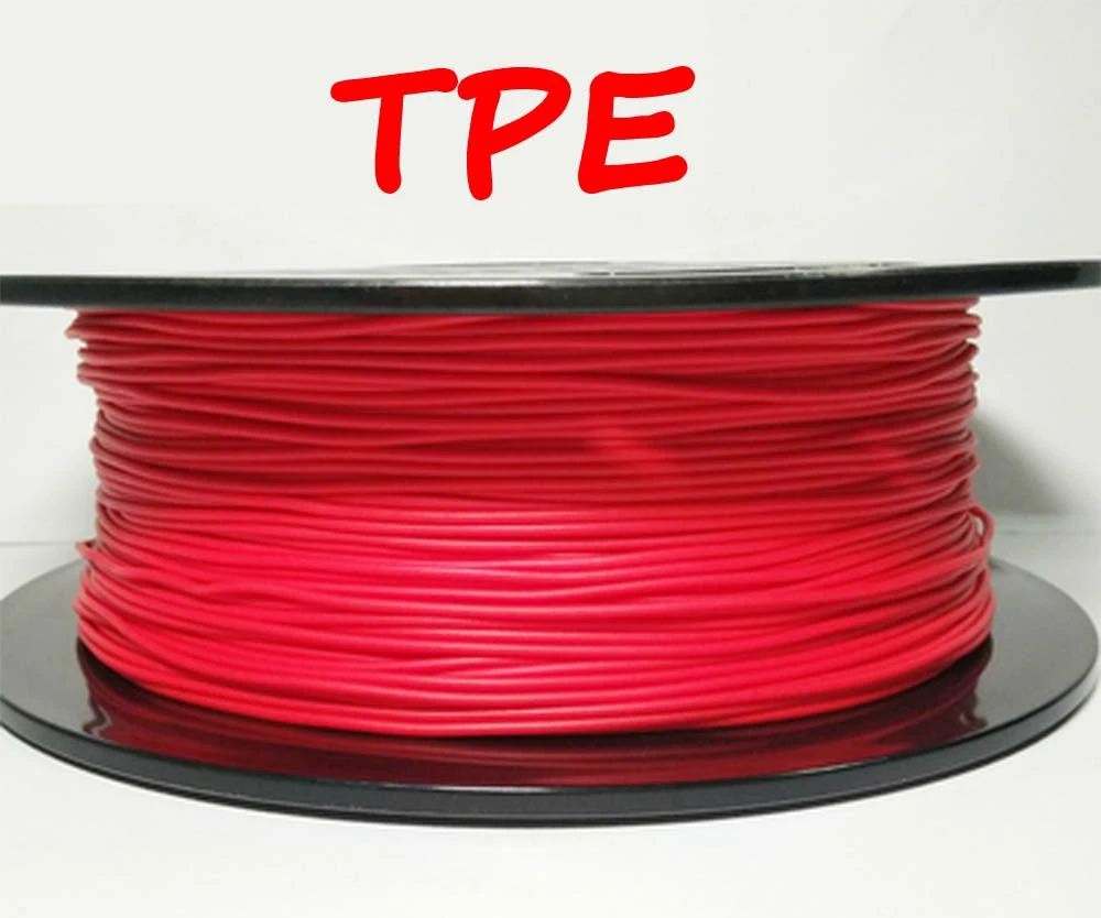 Нить для 3d печати TPE 0 5 кг 1 75 мм гибкие пластиковые материалы расходные MakerBot RepRap UP