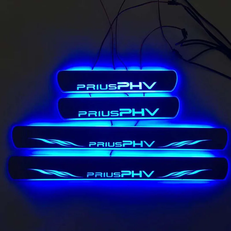 Применима к PRIUS PHV статическая Светодиодная лампа дверные пороги приветствуется педаль/освещение порога транспортного средства для Toyota Prius