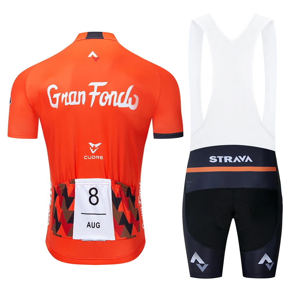 Трикотажные изделия для велоспорта Strava Мужская одежда команды с коротким