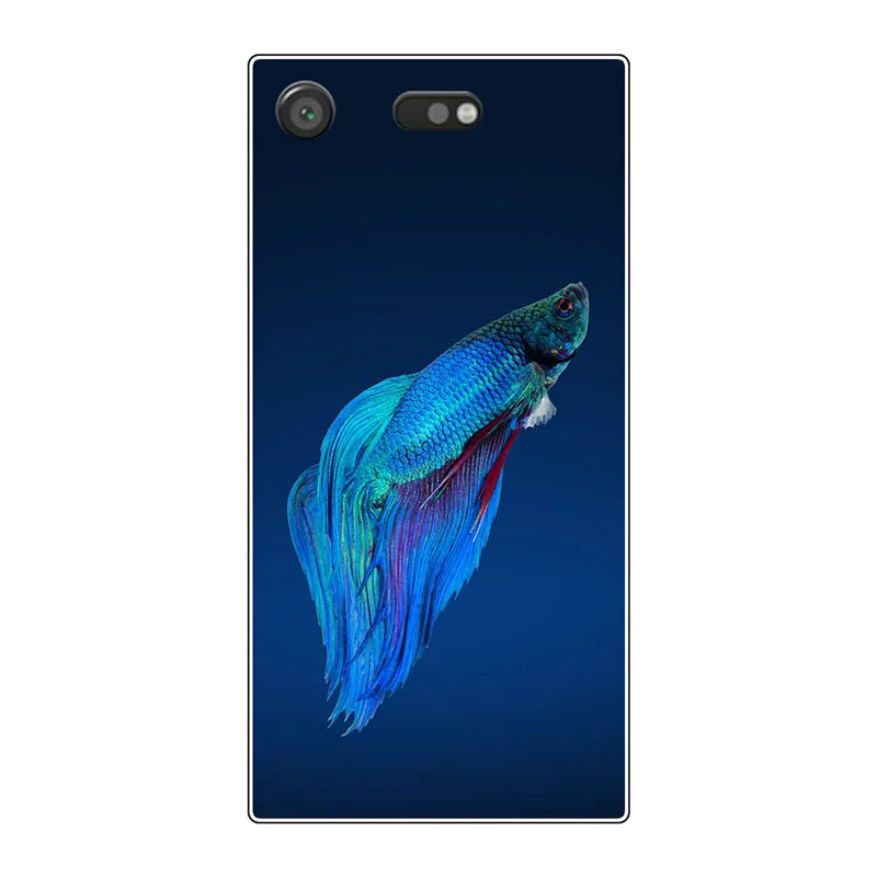 Чехол для Sony Xperia XZ1 G8341 G8342 5," красочная печать телефон задняя крышка Жесткий матовый чехол милый Turbo Замороженные Coque - Цвет: A136