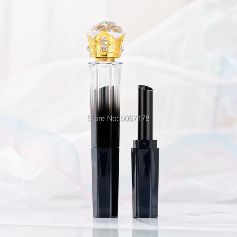 10/30pcs Gradient Black Empty Lipstick Tube Elegant Lip Balm DIY Oblique Edge Container | Красота и здоровье