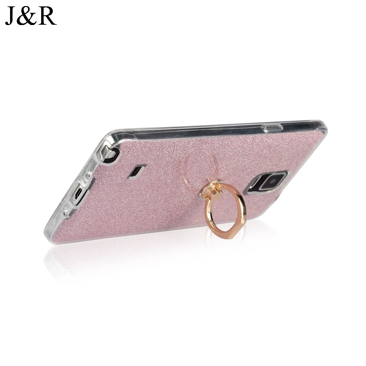 J&ampR Case for Samsung Galaxy Note 4 N9100 N910F N910C 5.7&quot Soft Cover TPU Protective Cases Shing Bling Sparkle Glitter Shell |