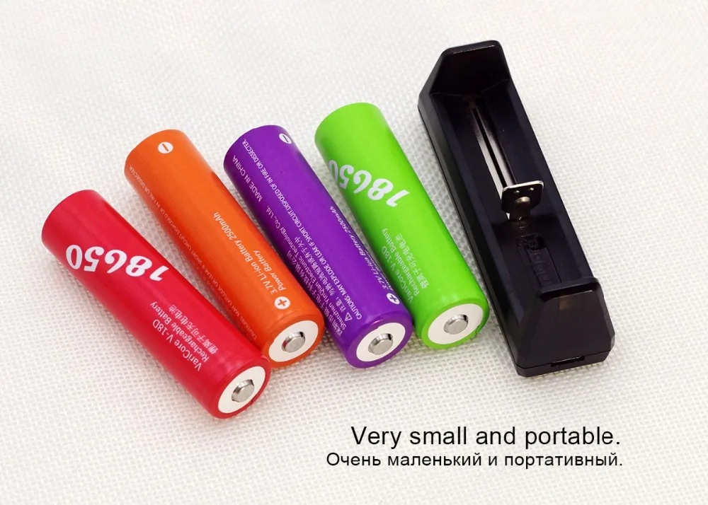 Умное портативное зарядное устройство VariCore V1 для литиевых батарей 26650 21700 18650 18500