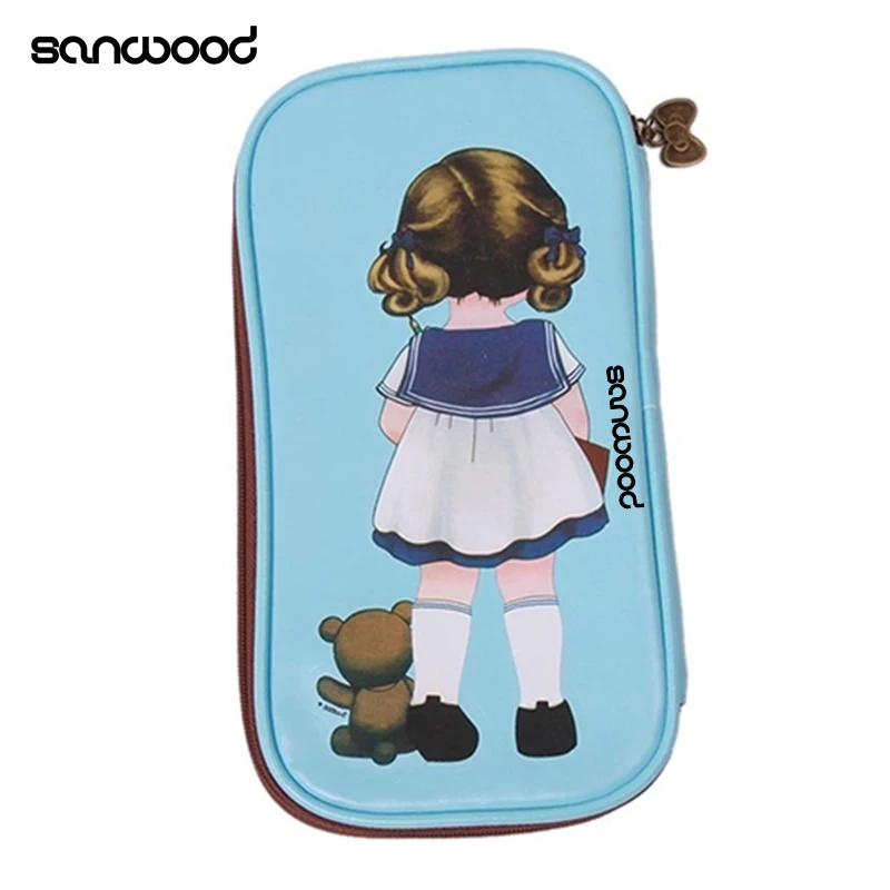 Несессер для женщин милая мультяшная косметичка чехол Повседневная дорожная на