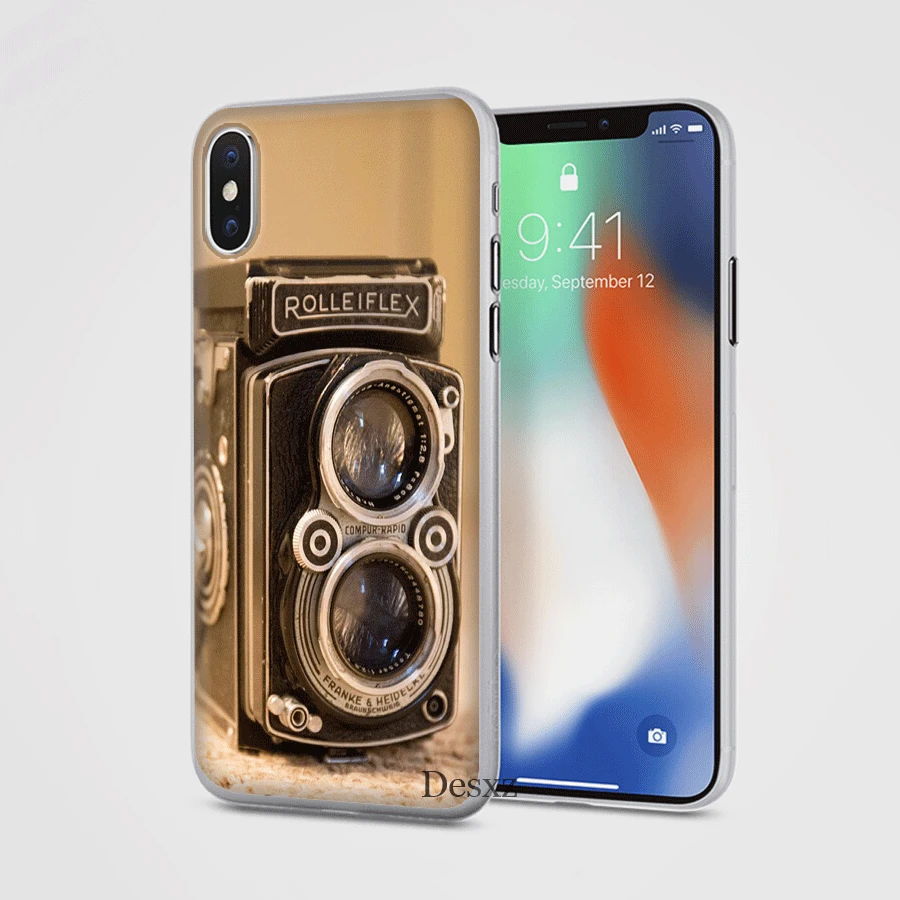 Чехол для телефона подставка ретро камера пишущая машинка iPhone 5 5S SE 6 6s 7 8 Plus X XS XR Max
