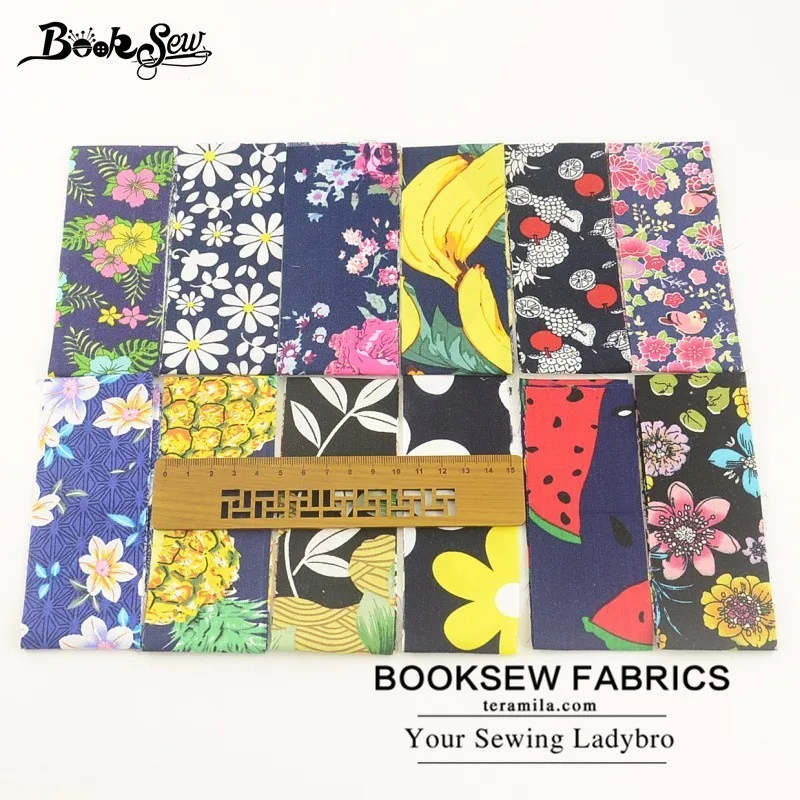 Booksew Cotton Poplin Fabric 12 Pcs/lot 5CMx50CM Jelly Rolls Strips Black And Blue Sewing Tissue Quilting Patchwork Craft Doll|cotton poplin