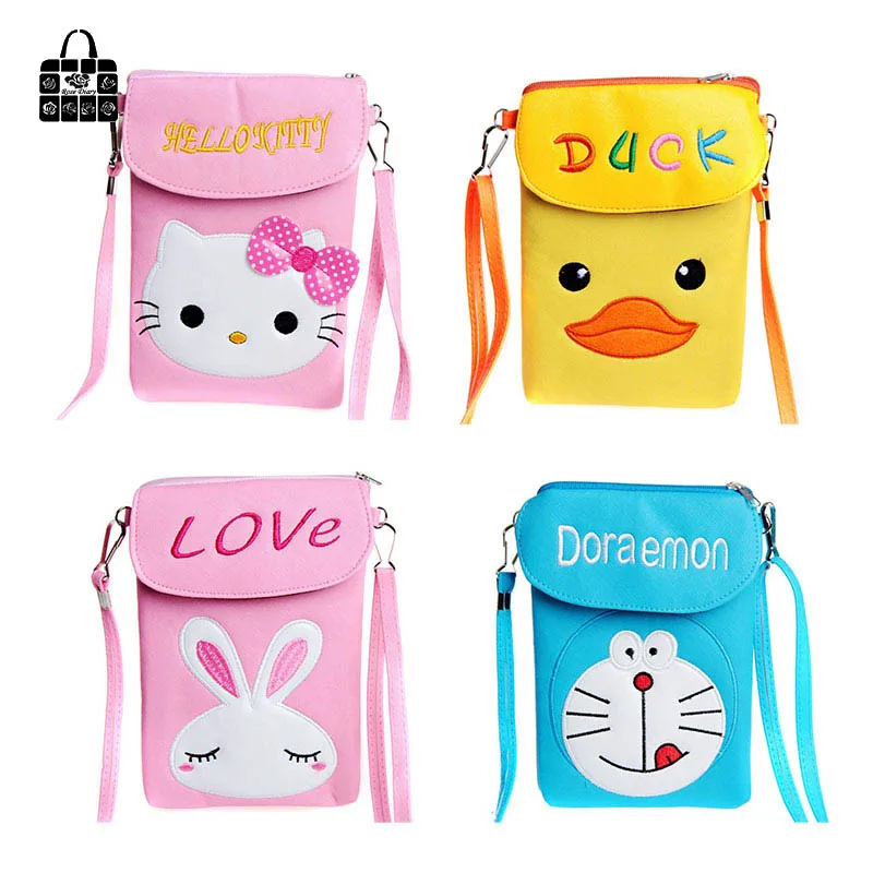 Новая розовая сумка дневник из искусственной кожи с мультяшным рисунком Детская