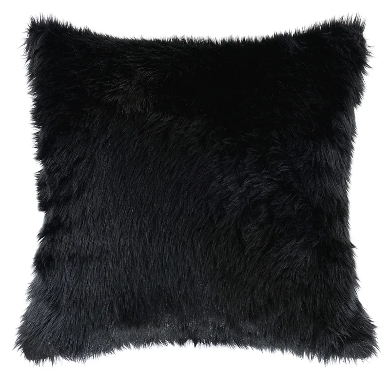 Pillow Cases Decorate For A Sofa London Black Throw Pillows Outdoor Furniture Cushions Fur Chair Cushion Pillowcase 40X40 | Дом и сад