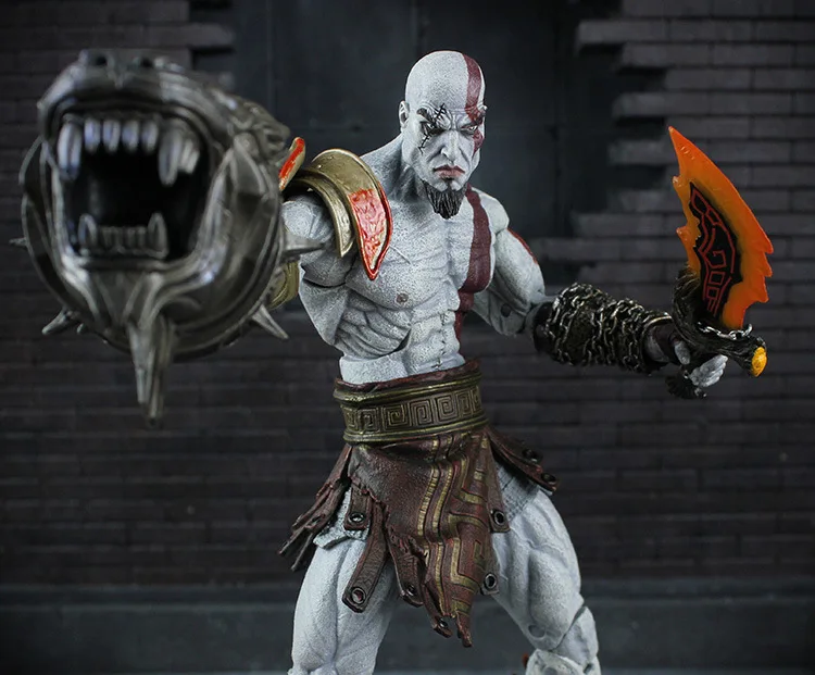 NECA детские игрушки GOD OF WAR 3 Kratos фигурка героя игрушка куклы спартанская Кратоса с