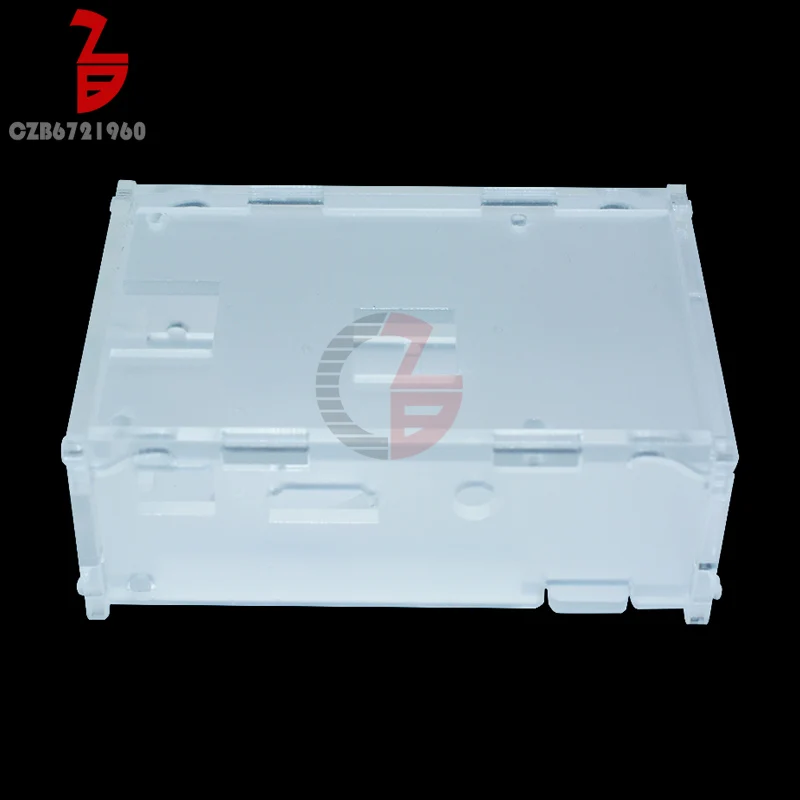 Прозрачный Акриловый Корпус для Raspberry Pi Model B со вставками SB пластиковый защитный
