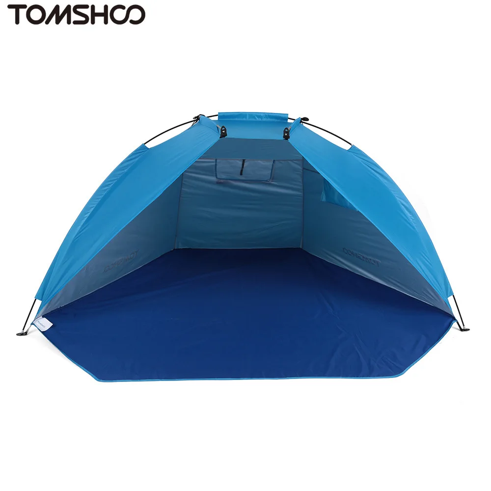 TOMSHOO Открытый пляжный тент для 2 человек Летний УФ защищающий спортивный кемпинга