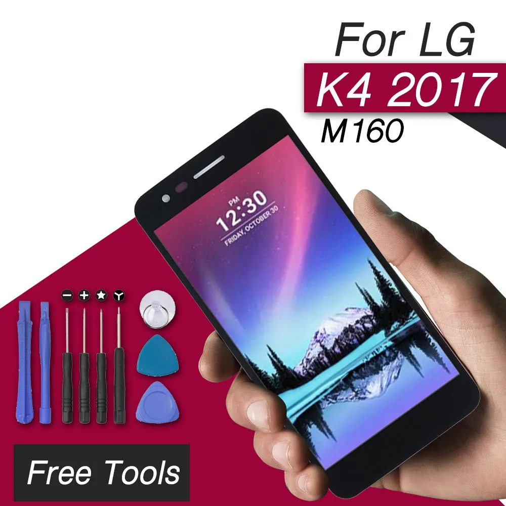 Сенсорный ЖК экран для LG K4 2017 M160 дигитайзер Сенсорная сборка дисплей сенсорный