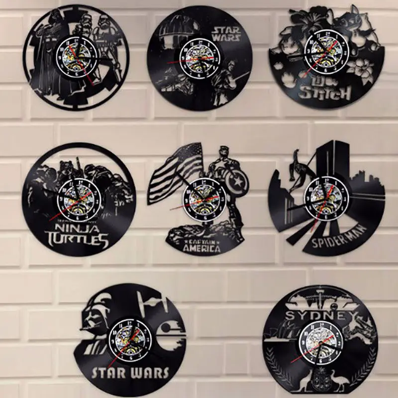 2019 Ограниченная серия Новые отделяющие настенные часы Klok Star Wars дизайн Lp