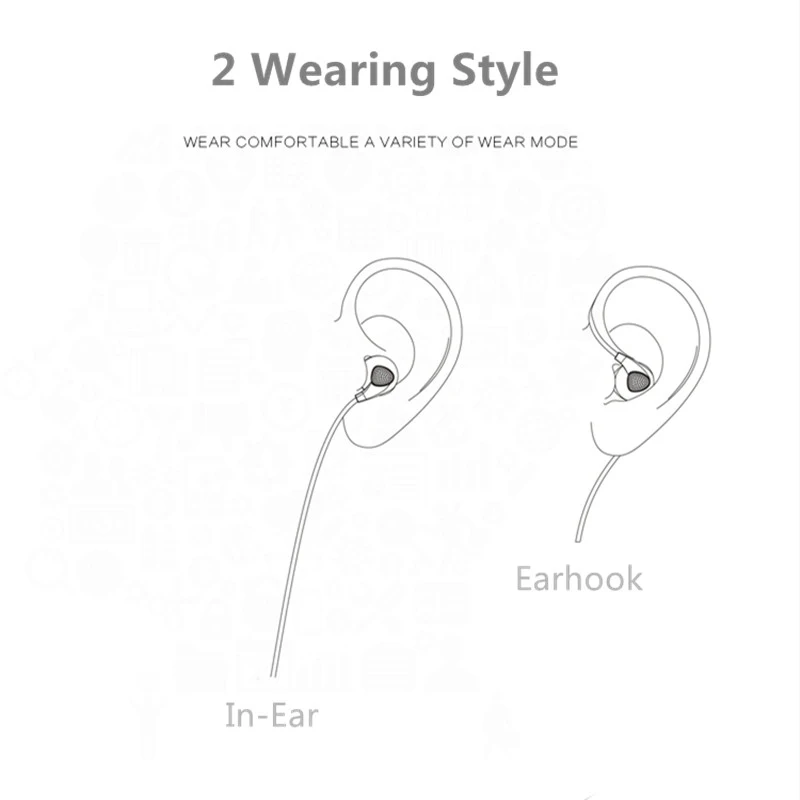 Лучшее качество портативный Наушники Внутриканальные наушники Бас-гарнитура с