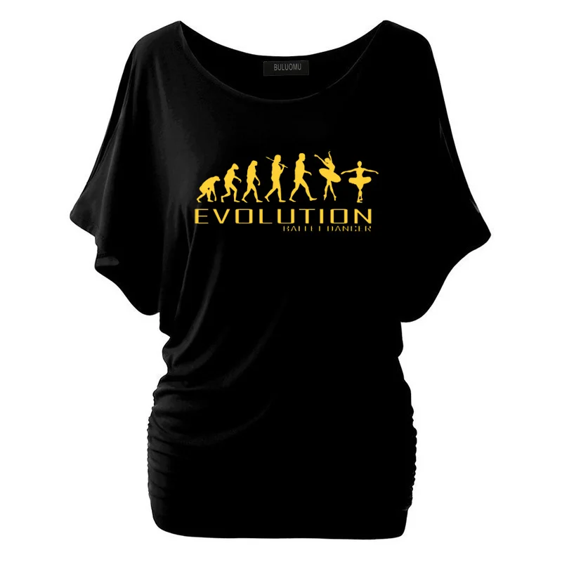 Новая модная женская футболка модная одежда Evolution Of Ballet Dancer Tee Женские топы с коротким рукавом - Цвет: 8