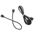 1 шт. 30 см 100 см черный цвет 4Pin SMD 3528 5050 RGB Светодиодная лента Удлинительный кабель 4 Pin 0,3 м 1 м женский светодиодный Соединительный шнур Удлинительный провод
