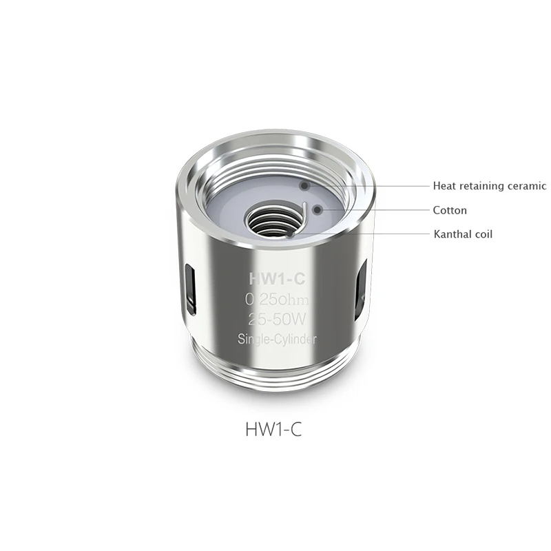 Испарители спиралей для электронных сигарет Eleaf HW1-C HW1 HW2 HW3 HW4 5 шт. подходит