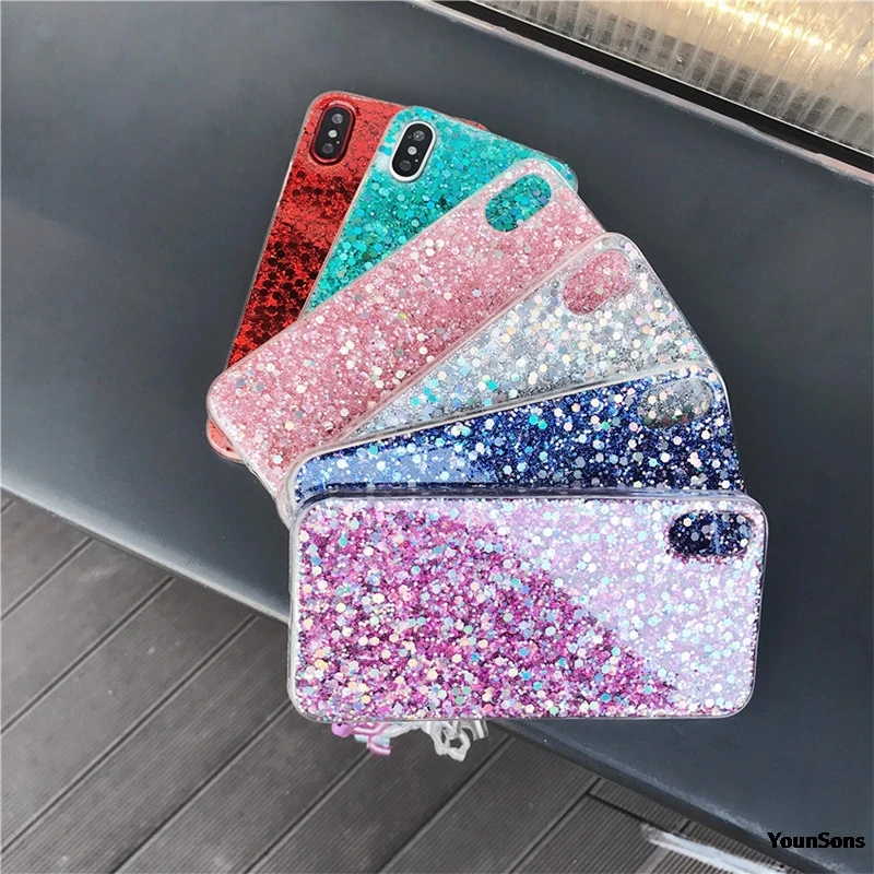 Case for Huawei Nova 3 2i P Smart P20 Pro P10 P9 P8 Lite 2017 Cases Silicon Bling Glitter Honor 7A 7C 8 9 10 Y5 Y6 Y7 2018 |