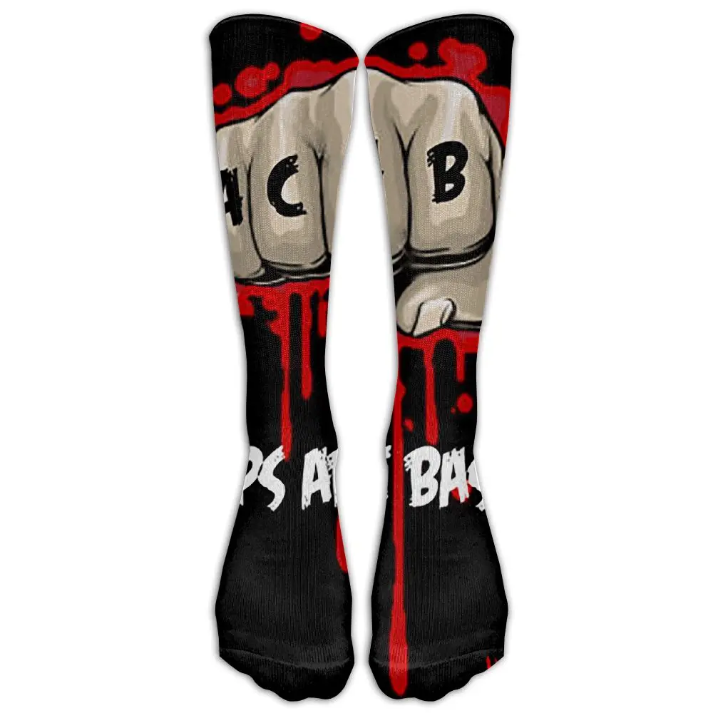SAMCUSTOM модные гольфы женские хлопковые Гольфы выше колена для женщин ACAB хит цель 3D